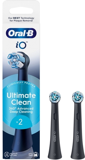 ORALB IO REFILL ULTIMATE CLEAN 2ST ZWART